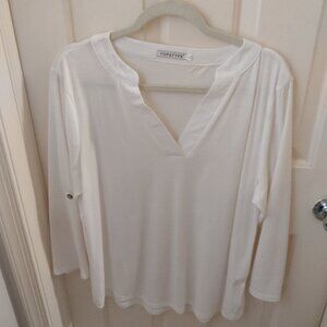 NEW Women's XL v-neck blouse - Topstype